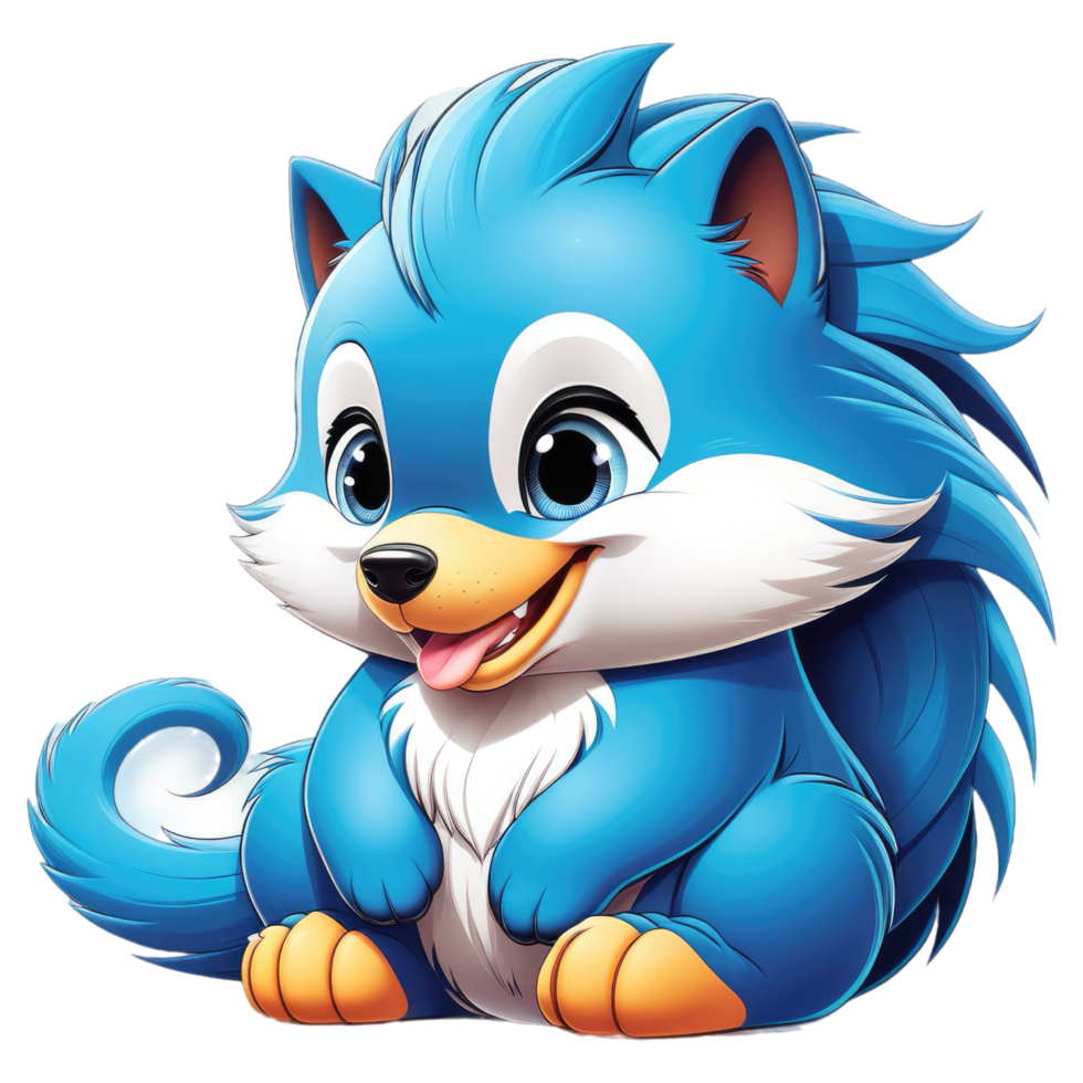 cute animal cartoon character illustration png