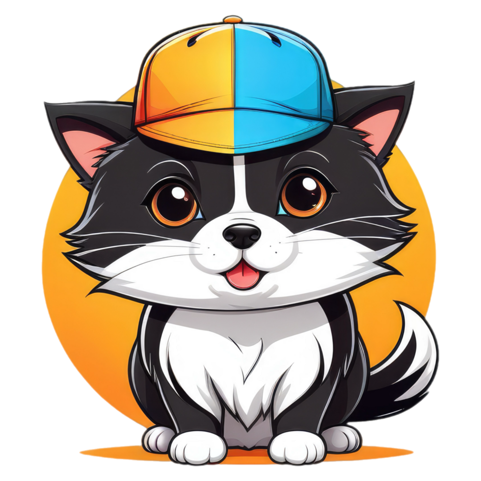 cute animal cartoon character illustration png