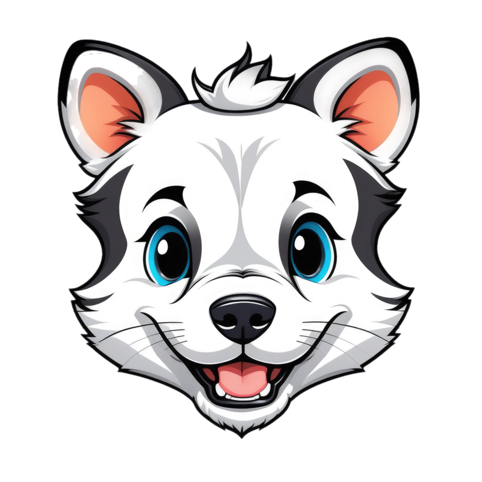 Dog head logo mascot png