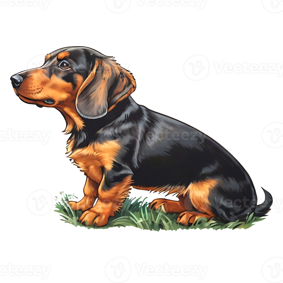 alpin dachsbracke chien logo conception png