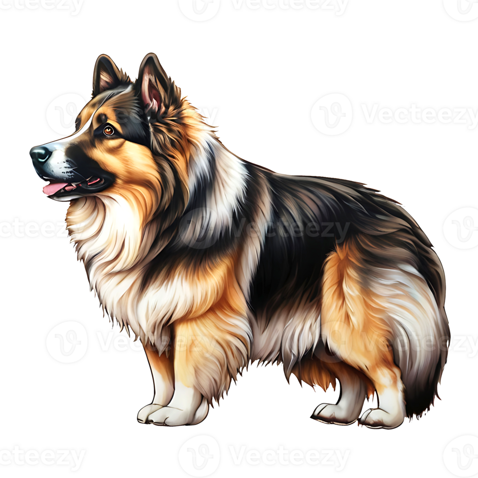 Alaskan Shepherd Dog logo design png