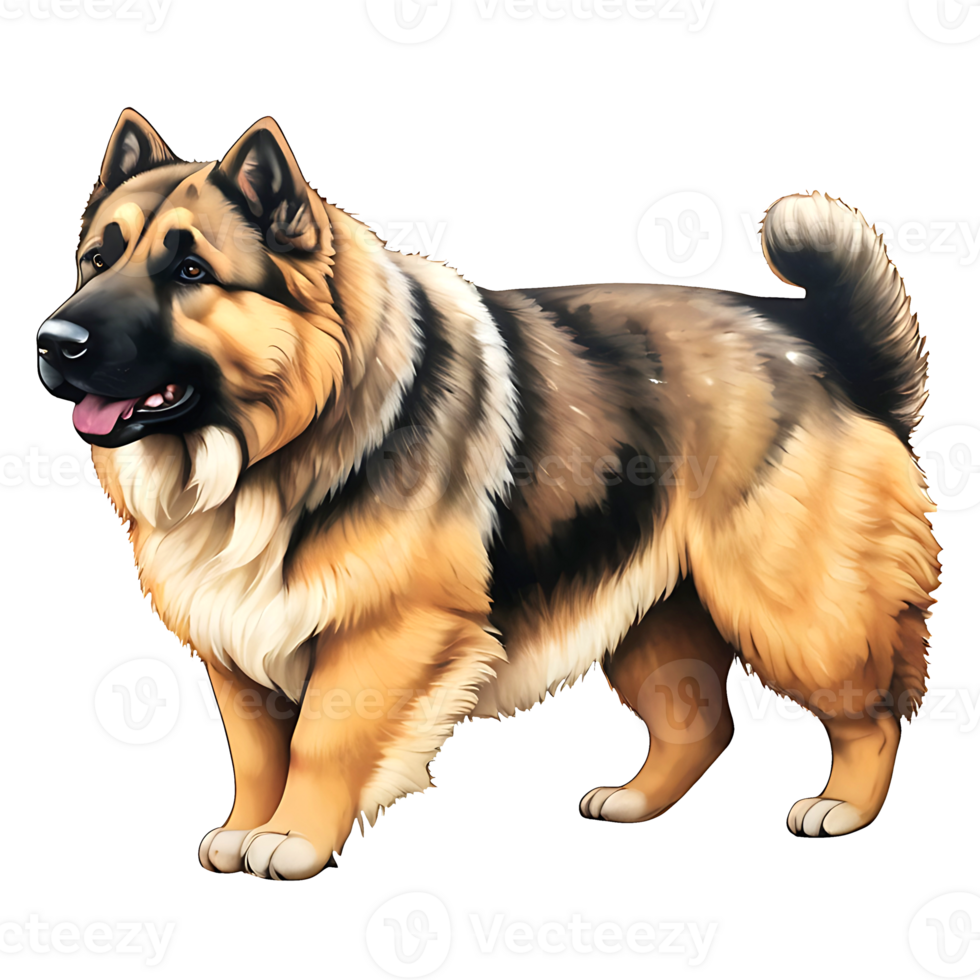 Alaskan Shepherd Dog logo design png