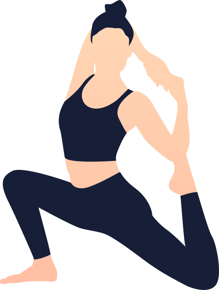 Yoga Pose Silhouette png