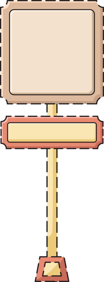Cute Road Sign Board Direction 44300834 PNG pack-of-78-common-road-signs-clipart-roads-vector-street-41-off