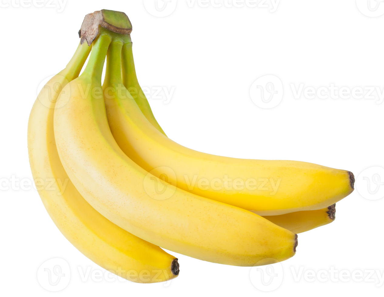 Bunch of bananas on transparent background png