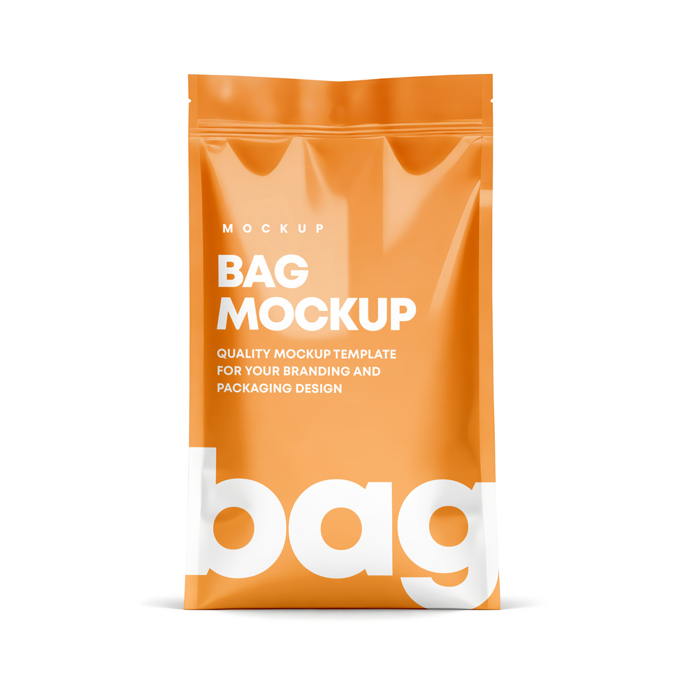 food bag and pouch mockup file psd