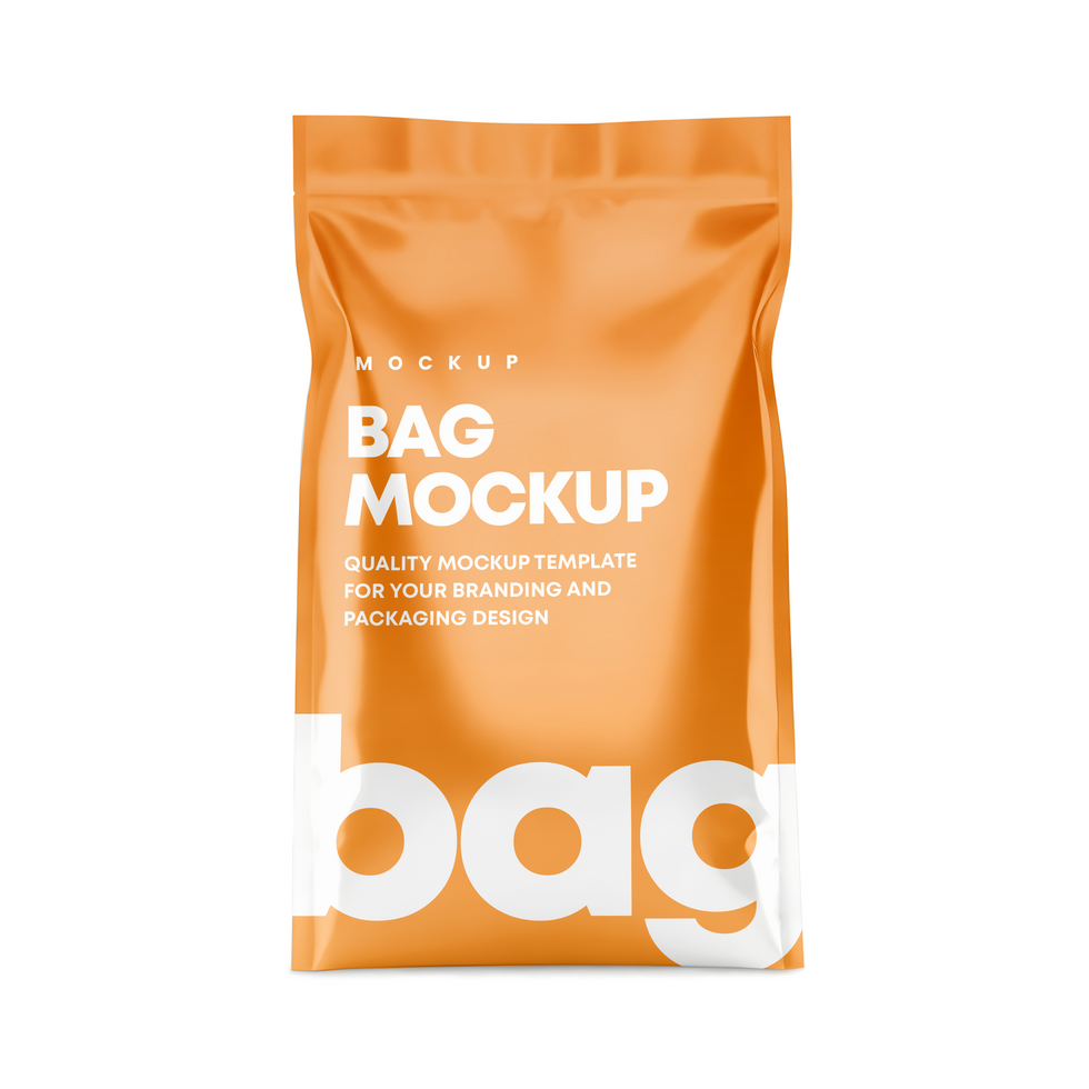 food bag and pouch mockup file psd