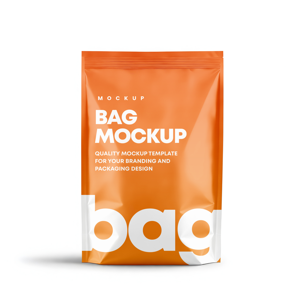 food bag and pouch mockup file psd