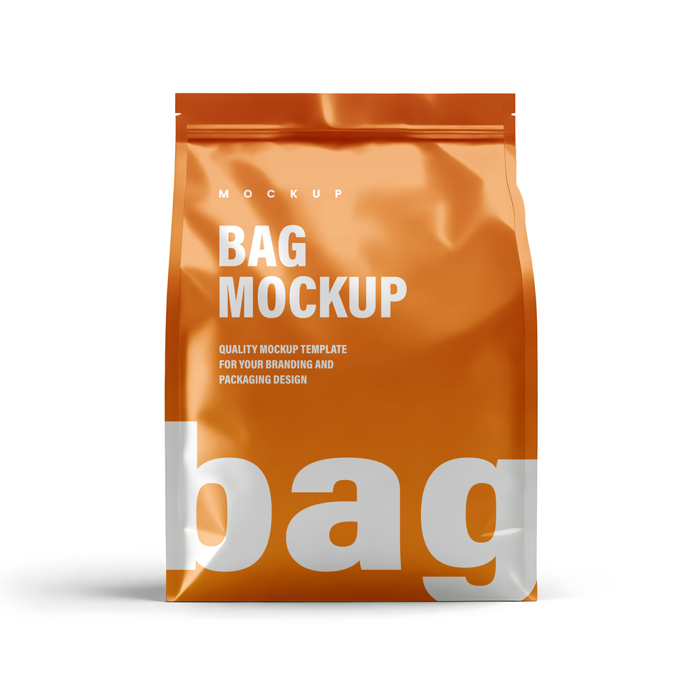 food bag and pouch mockup file psd