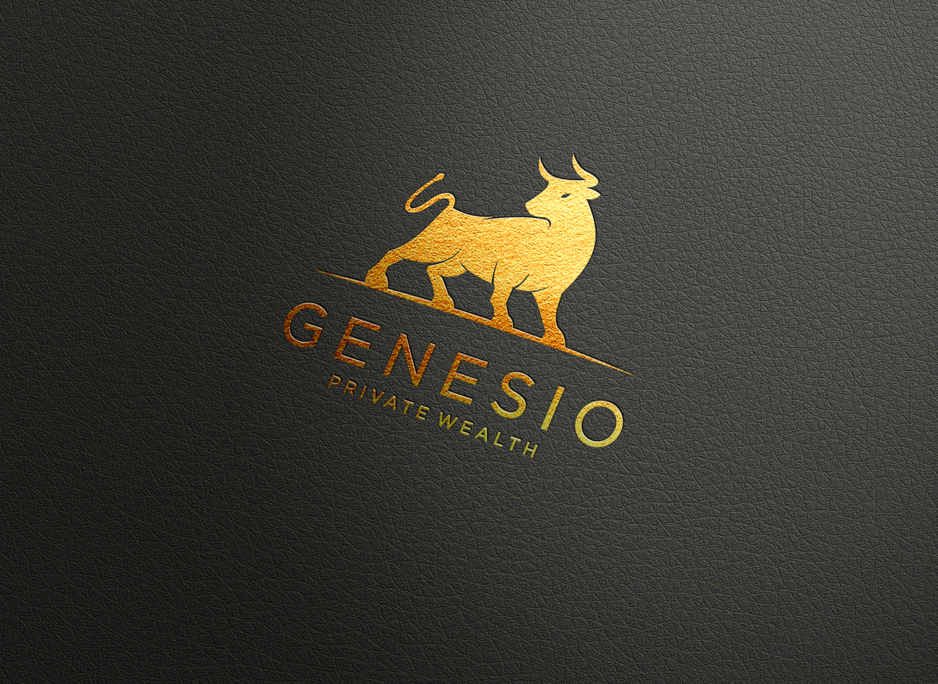 Pressed logo mockup on leather background psd