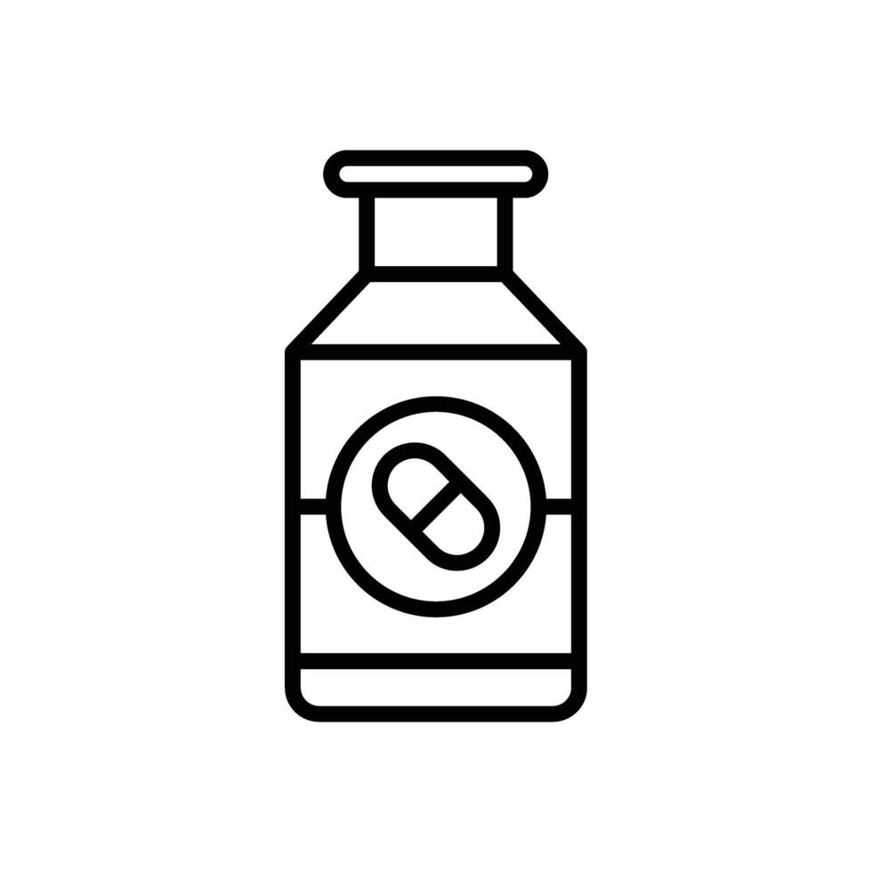 Drugs Line Icon Design vector