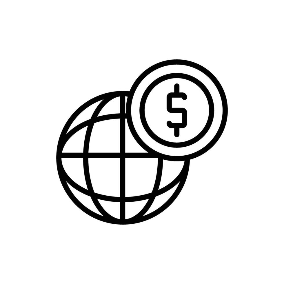Global Line Icon Design vector