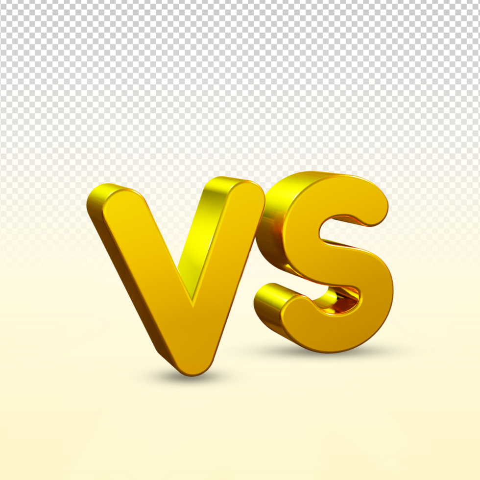 vs 3d icon psd