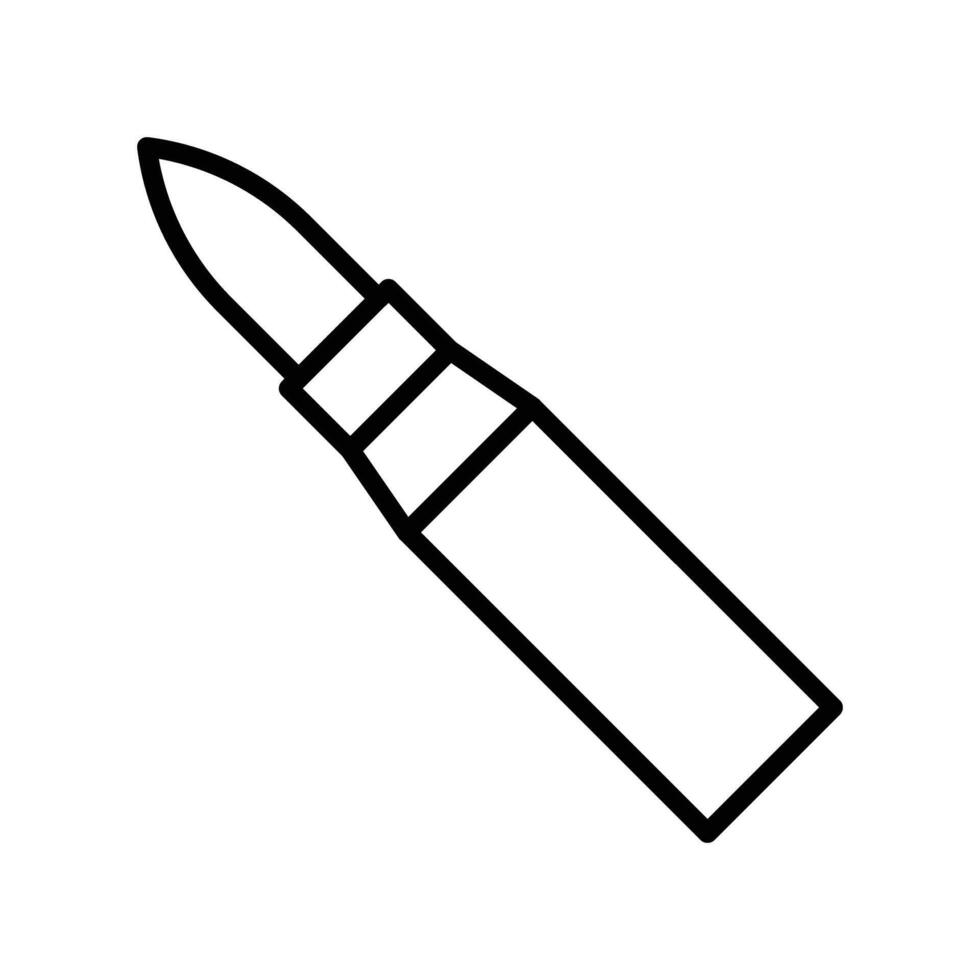 Ammo Line Icon Design vector