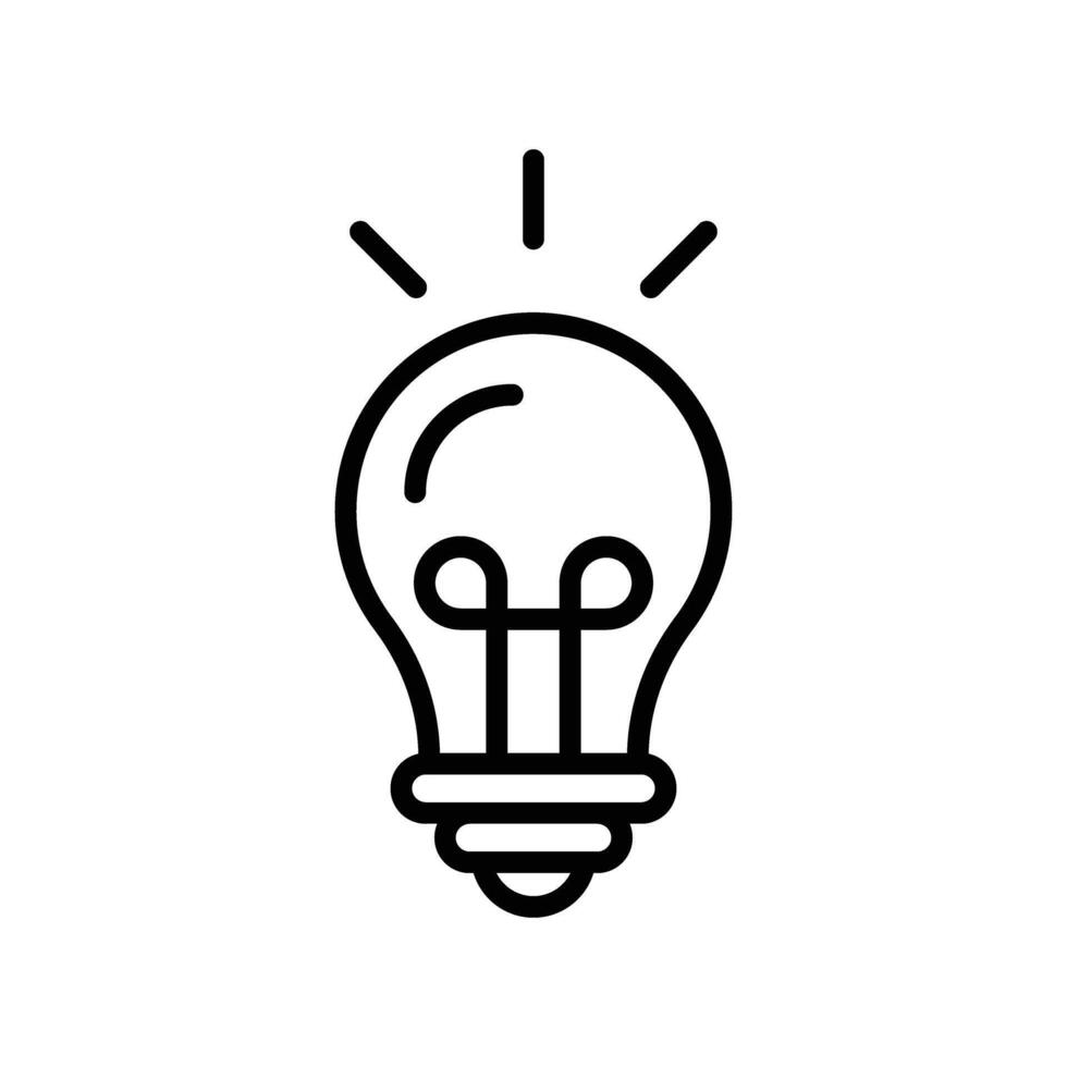 Idea icon Line Icon Design vector