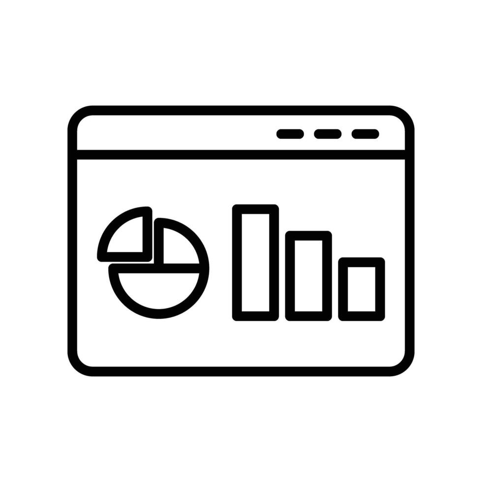 Dashboard Icon Line Icon Design vector
