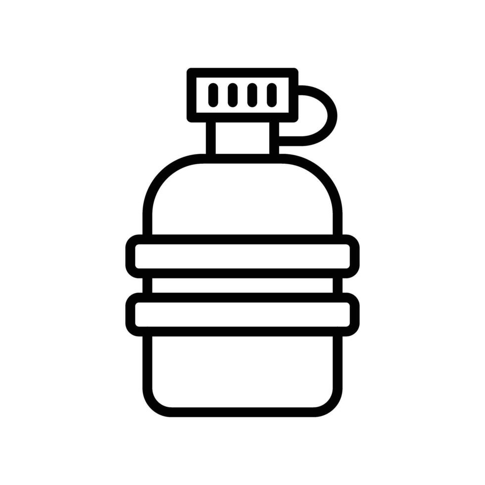 Bottle Line Icon Design vector