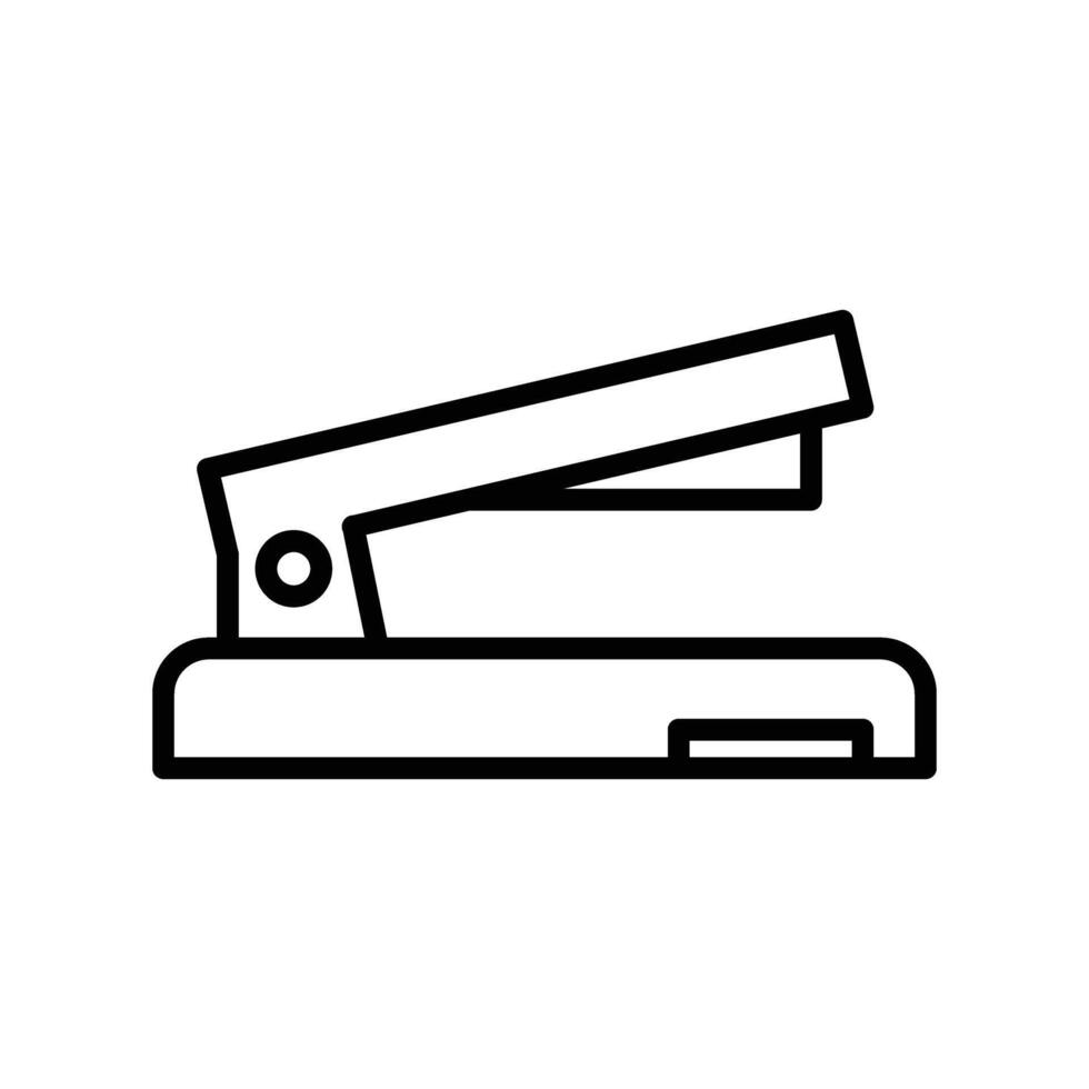 Stapler Line Icon Design vector