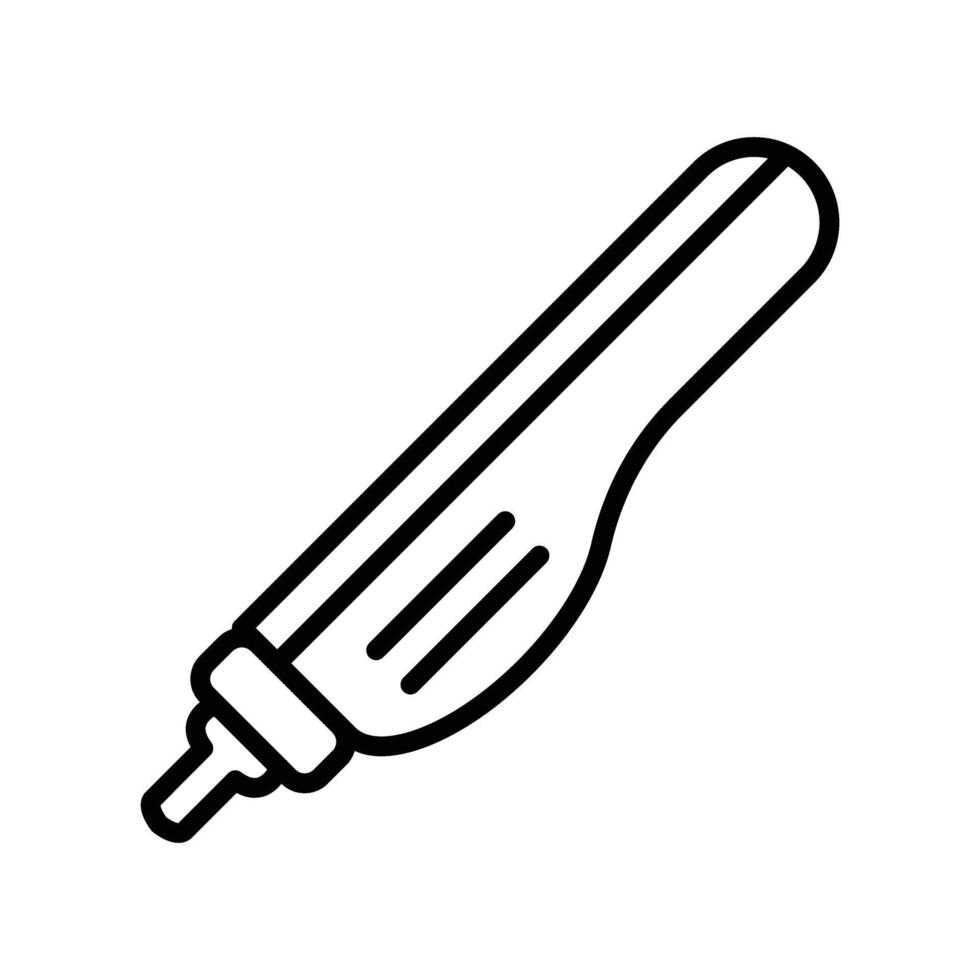Correction Fluid Line Icon Design vector