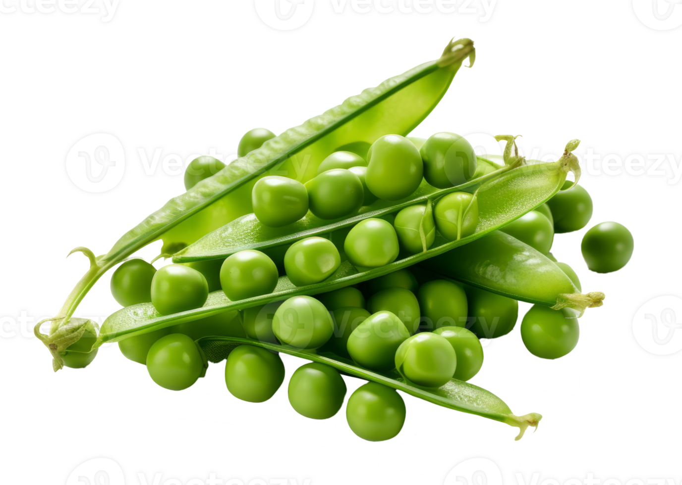 green peas isolated on transparent background png