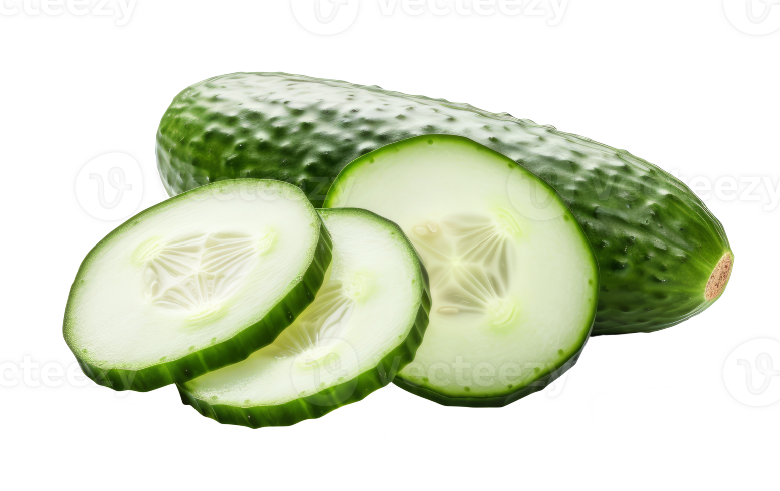 komkommer geïsoleerd Aan transparant achtergrond png