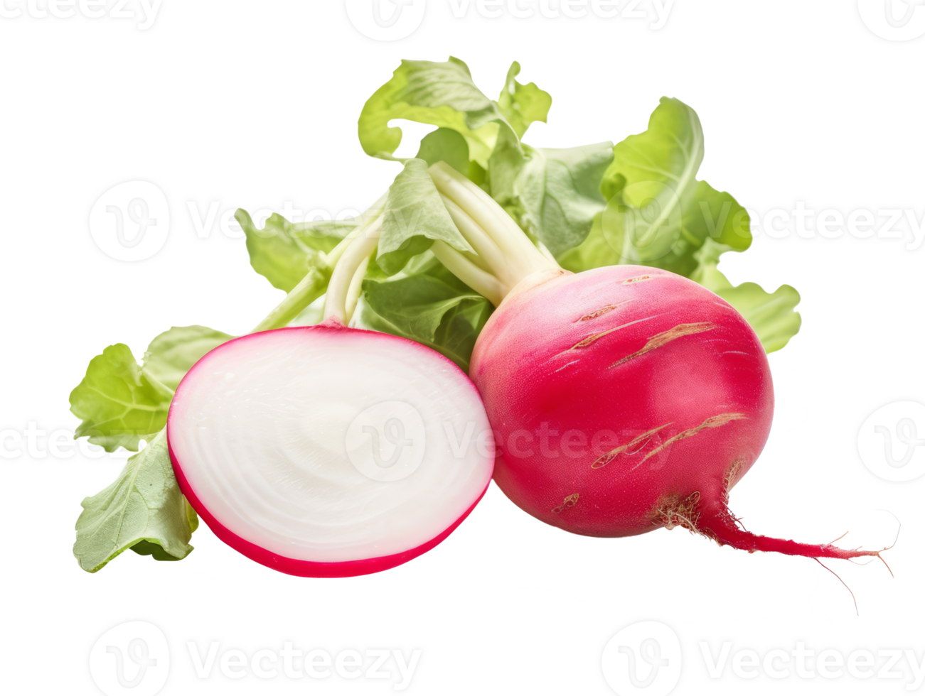 radish isolated on transparent background png