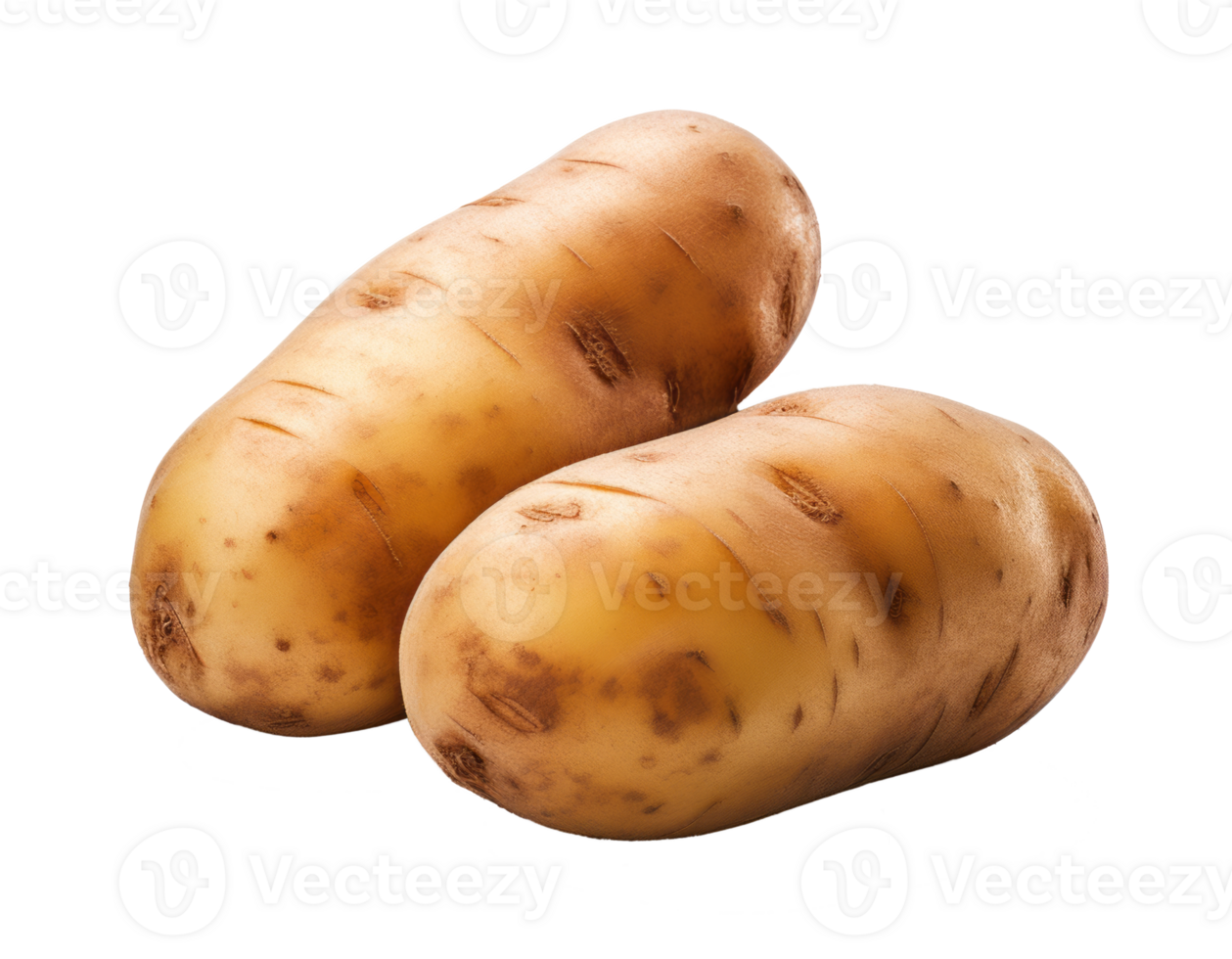 potato isolated on transparent background png