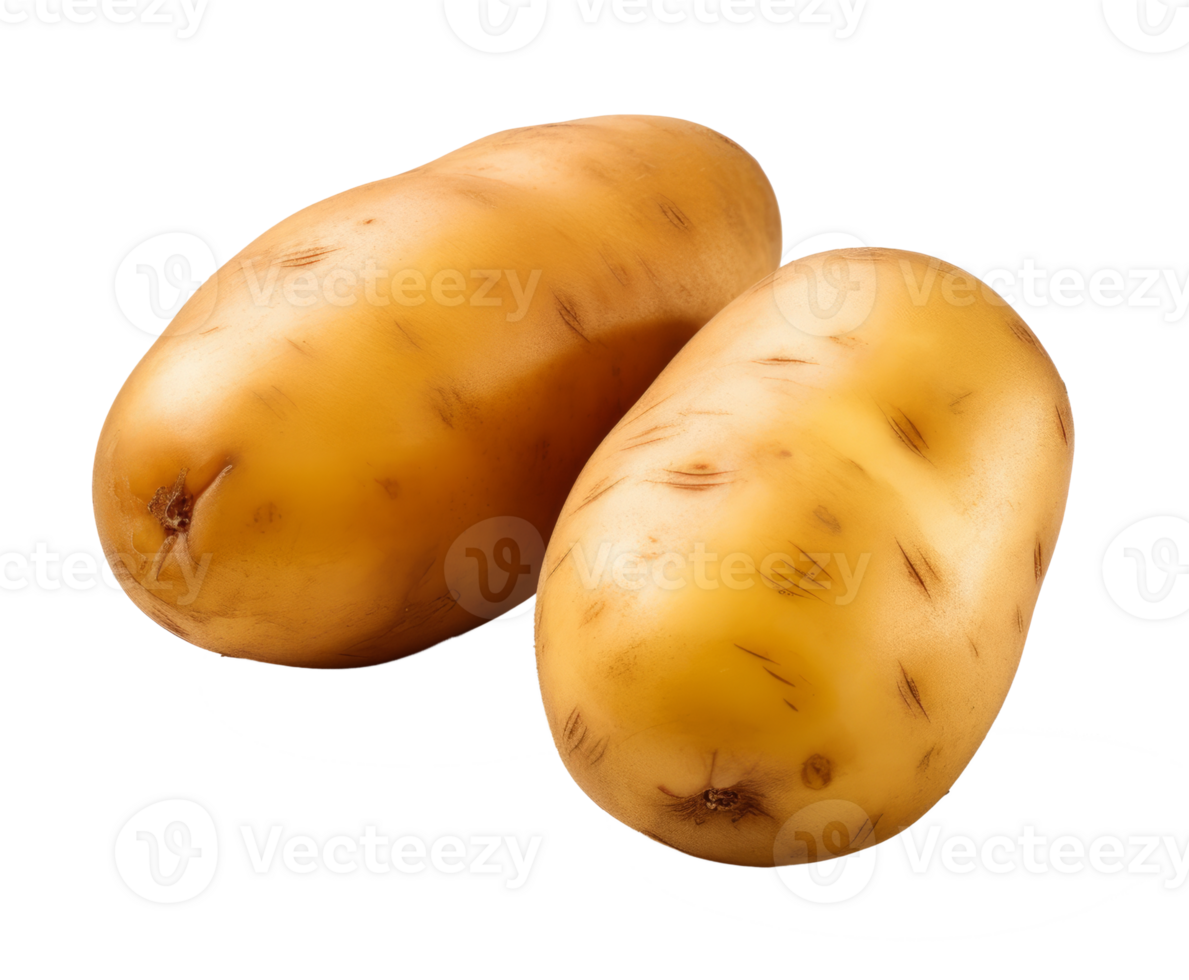 potato isolated on transparent background png
