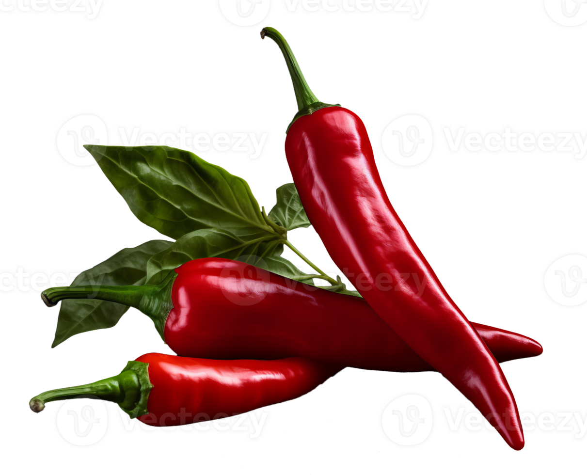 chili pepper isolated on transparent background png