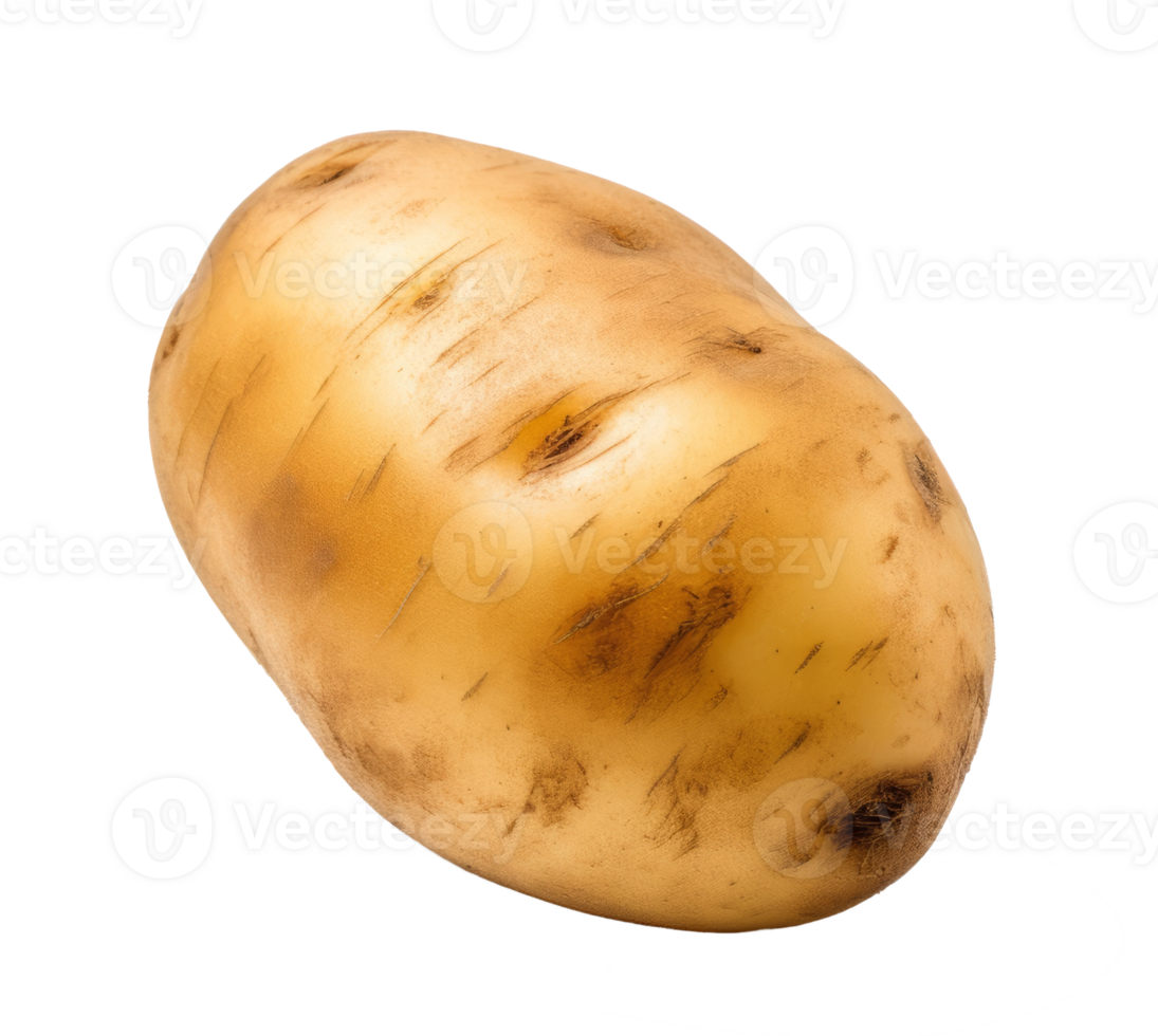 potato isolated on transparent background png
