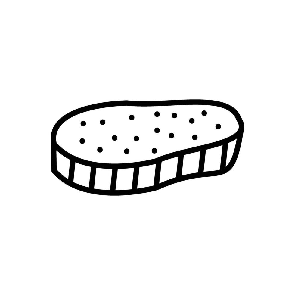 Steak Line Icon Design vector