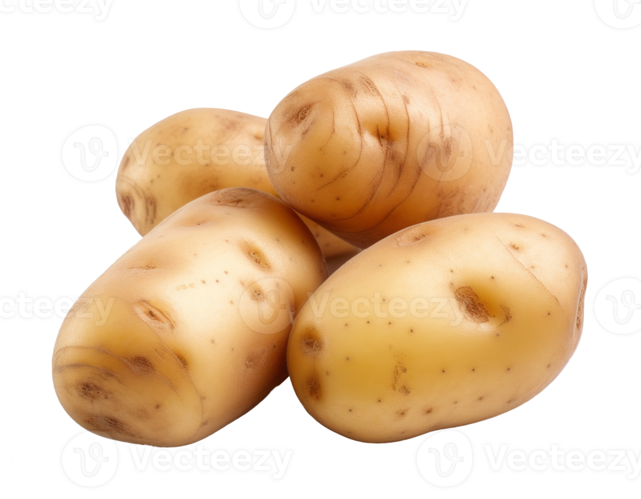 potato isolated on transparent background png