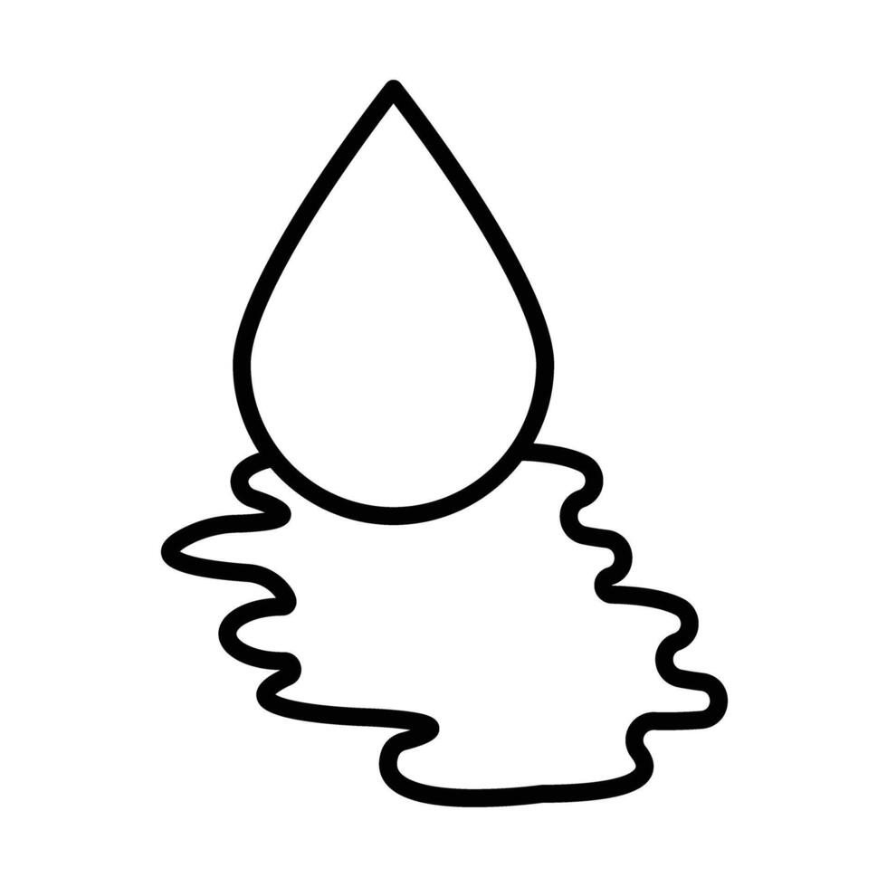 Water Icon Line Icon Design vector