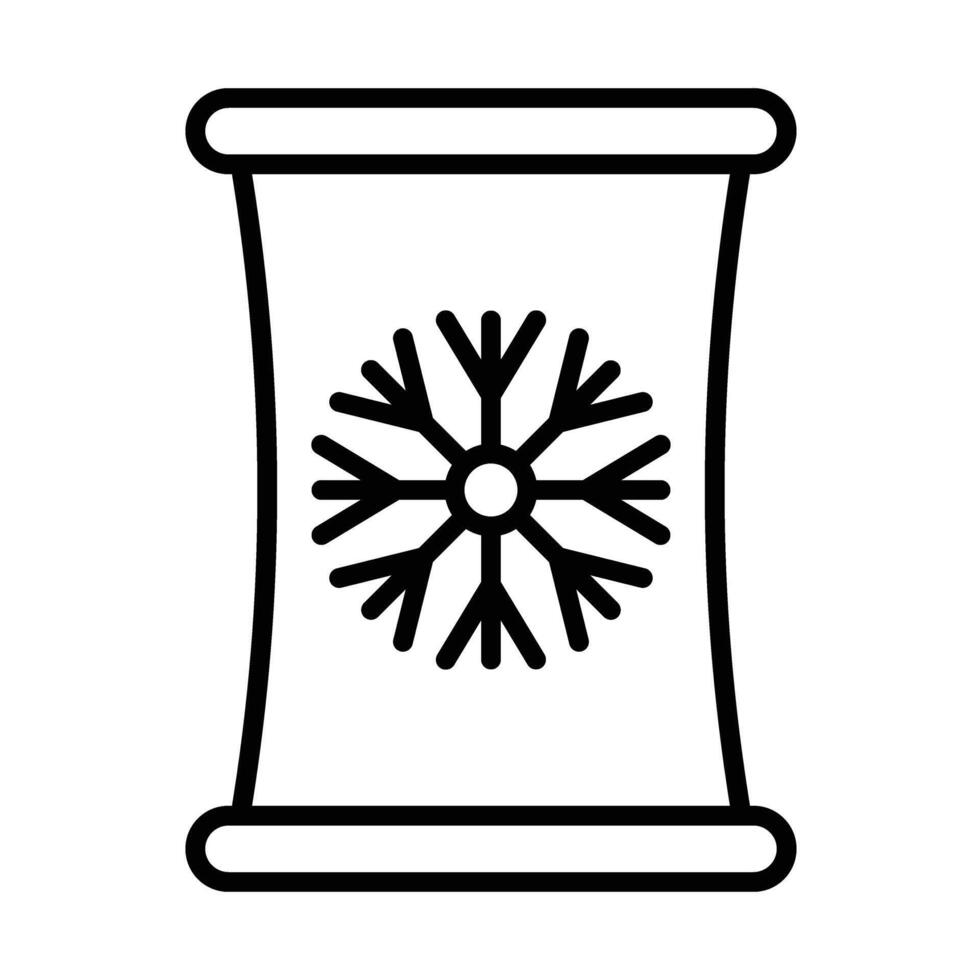 Cold Pack Line Icon Design vector