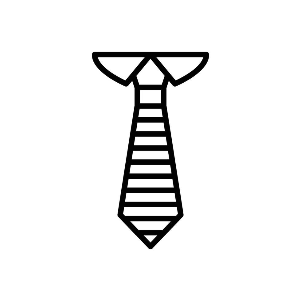 Tie Line Icon Design vector