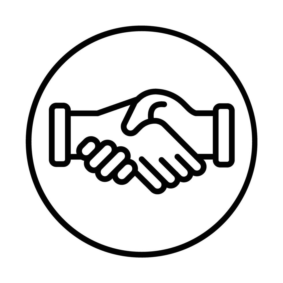 Giving Circle Line Icon Design vector