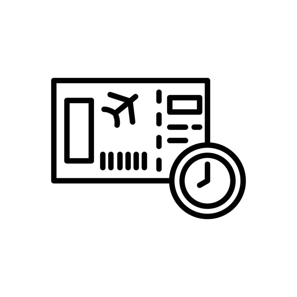 Travel Line Icon Design vector