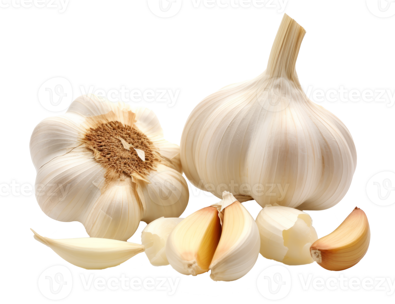 garlic isolated on transparent background png
