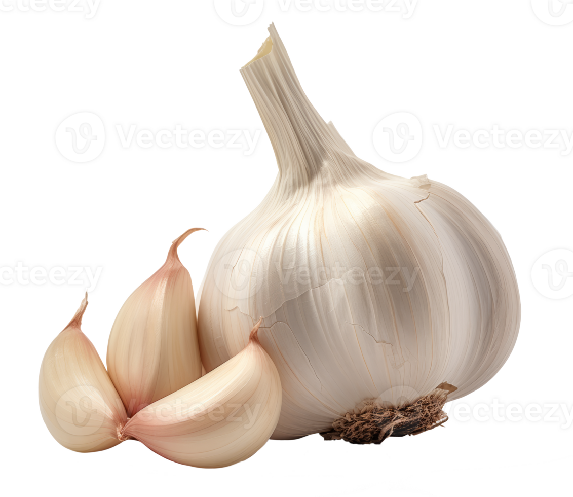 garlic isolated on transparent background png