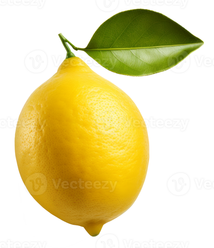 lemon isolated on transparent background png