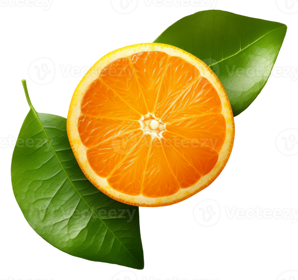 orange isolated on transparent background png