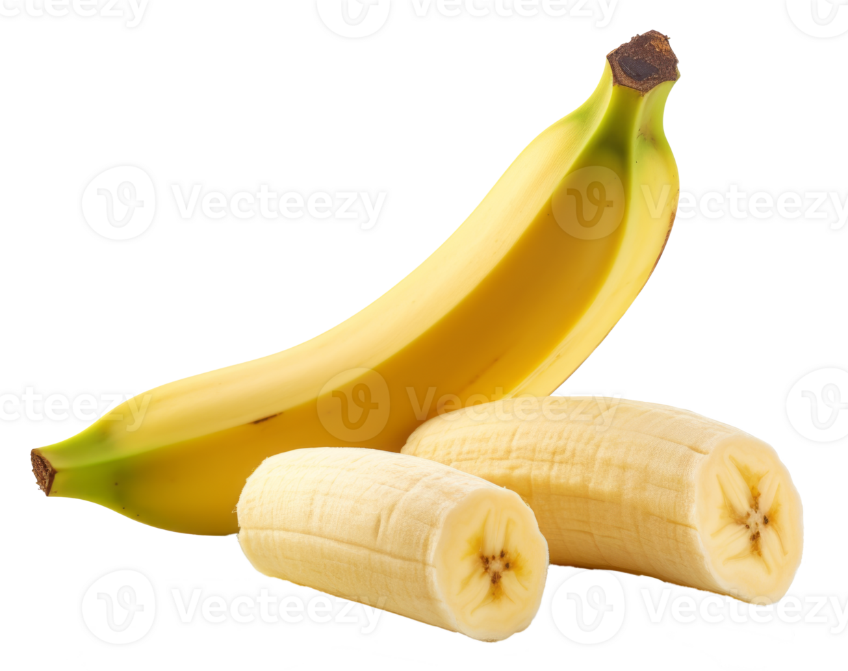 banana isolated on transparent background png