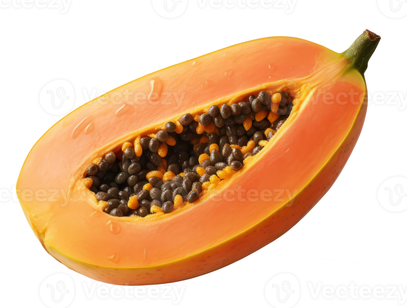 papaya isolated on transparent background png