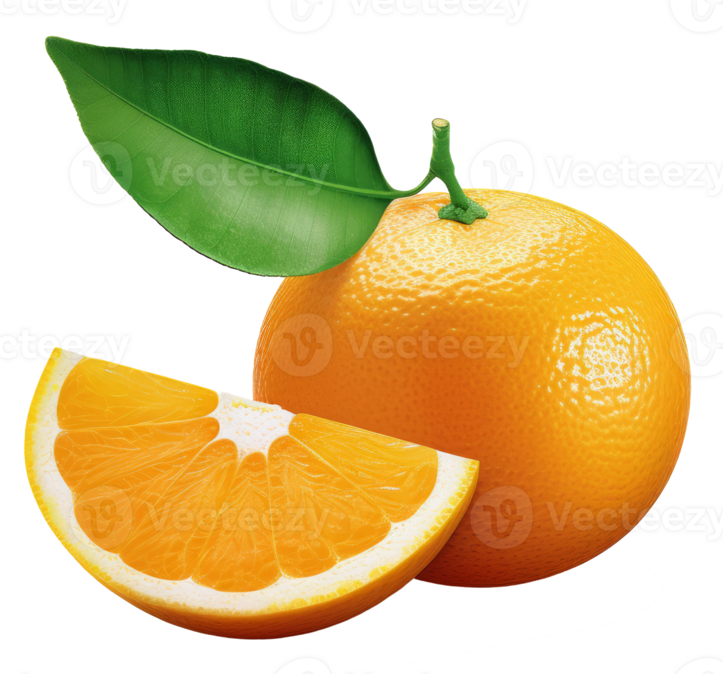 orange isolated on transparent background png