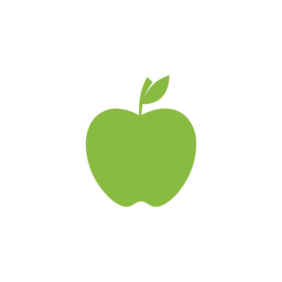 Apple food icon black background design. vector