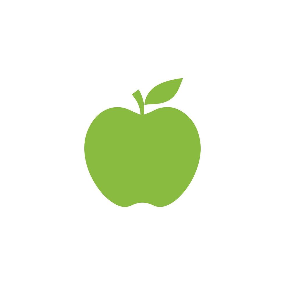 Apple food icon black background design. vector