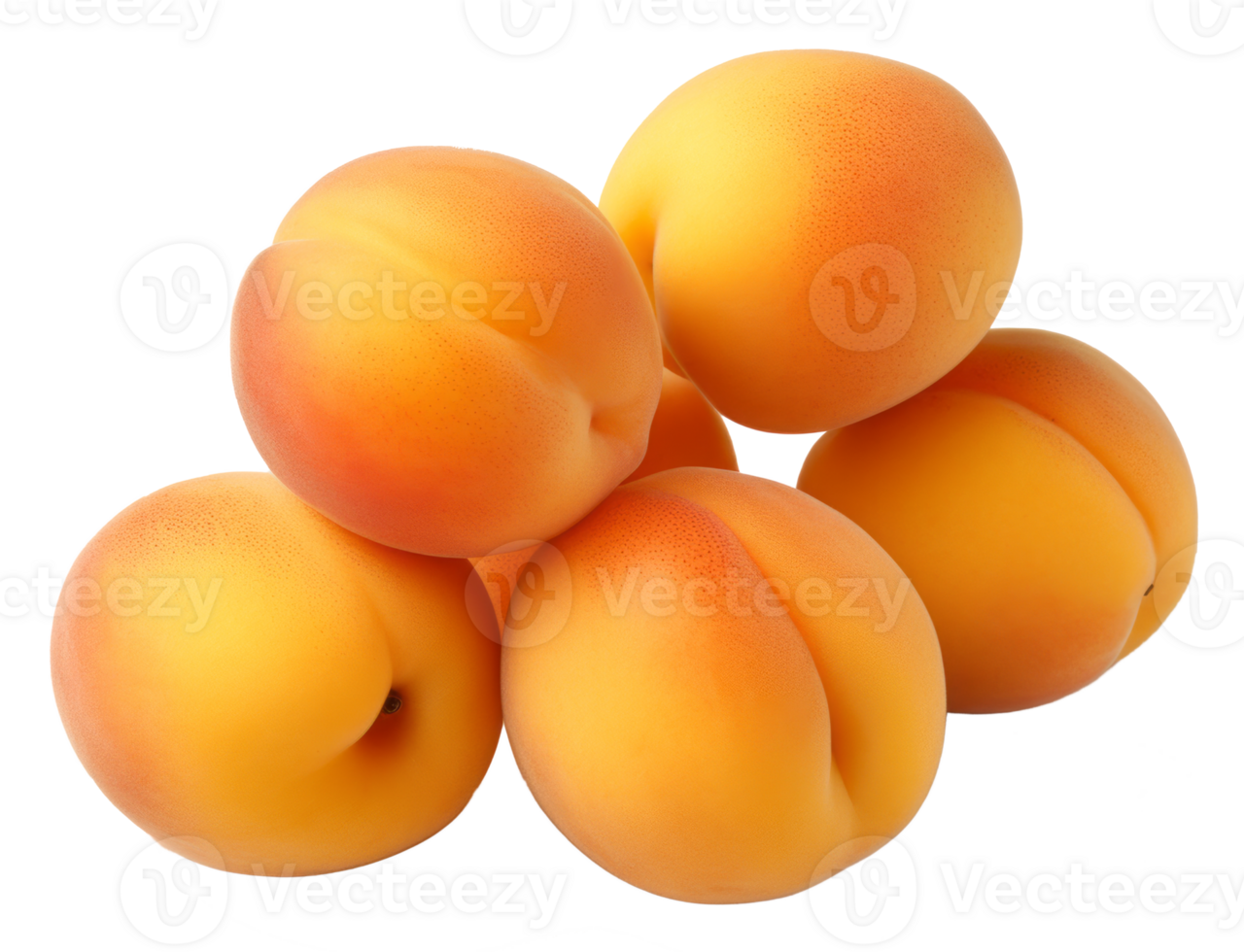 apricot isolated on transparent background png