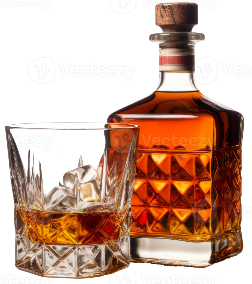 wisky isolated on transparent background png