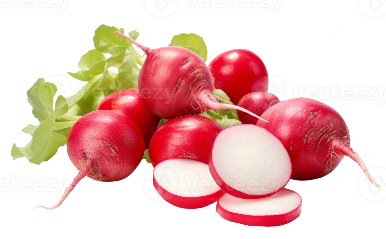 radish isolated on transparent background png