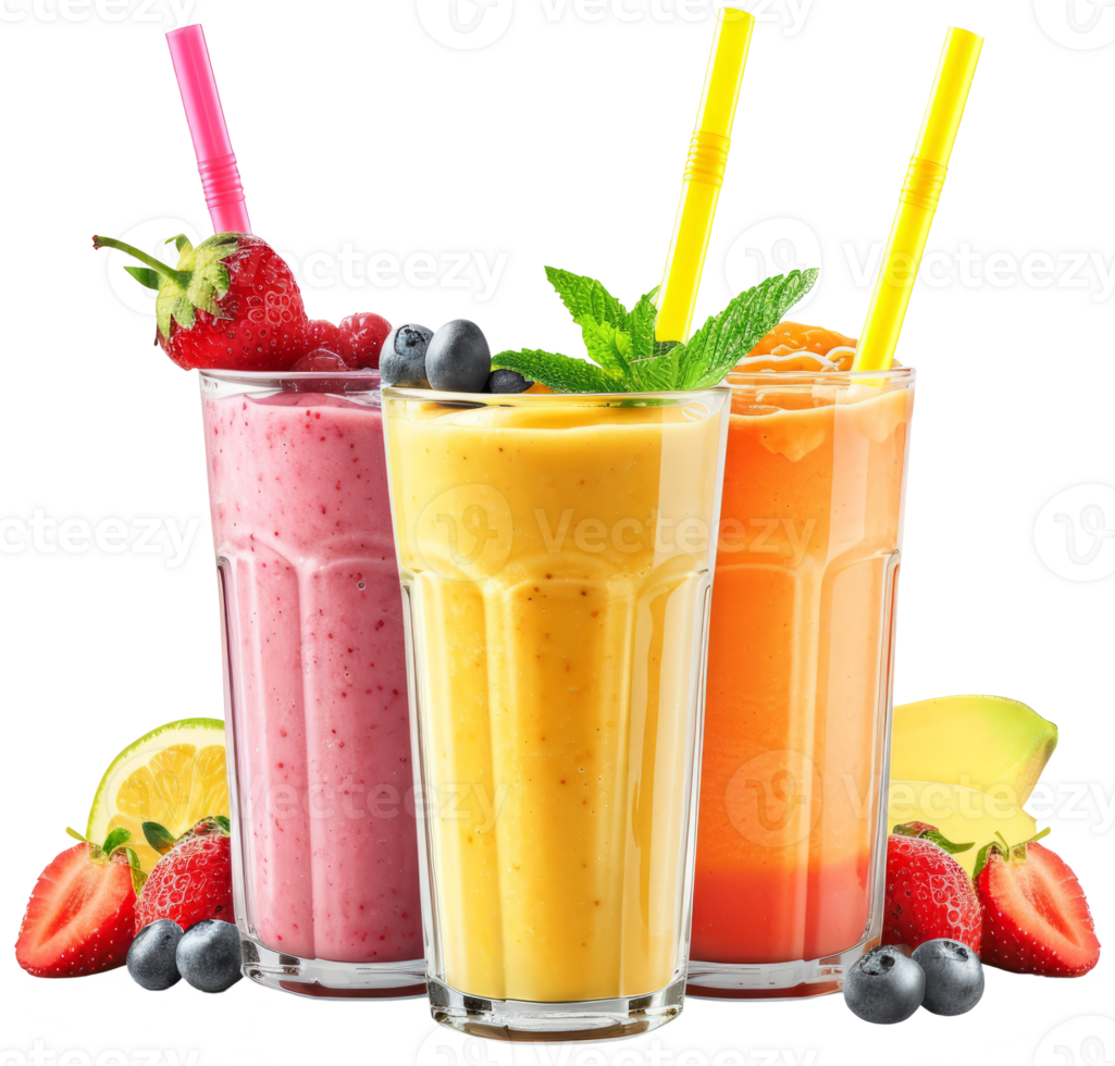 smoothie drink on transparent background png